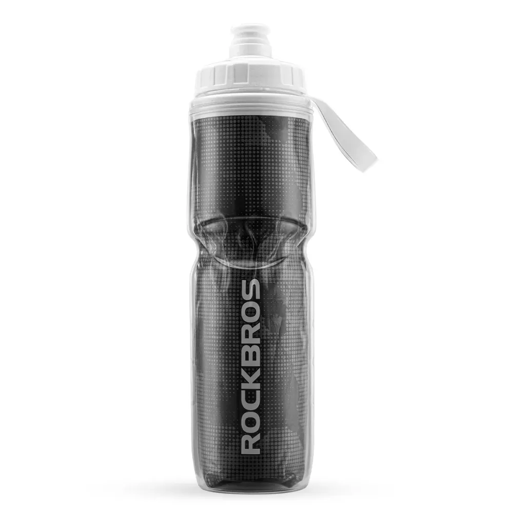 Insulated Leak-Proof Bike Water Bottle - 24OZ Black