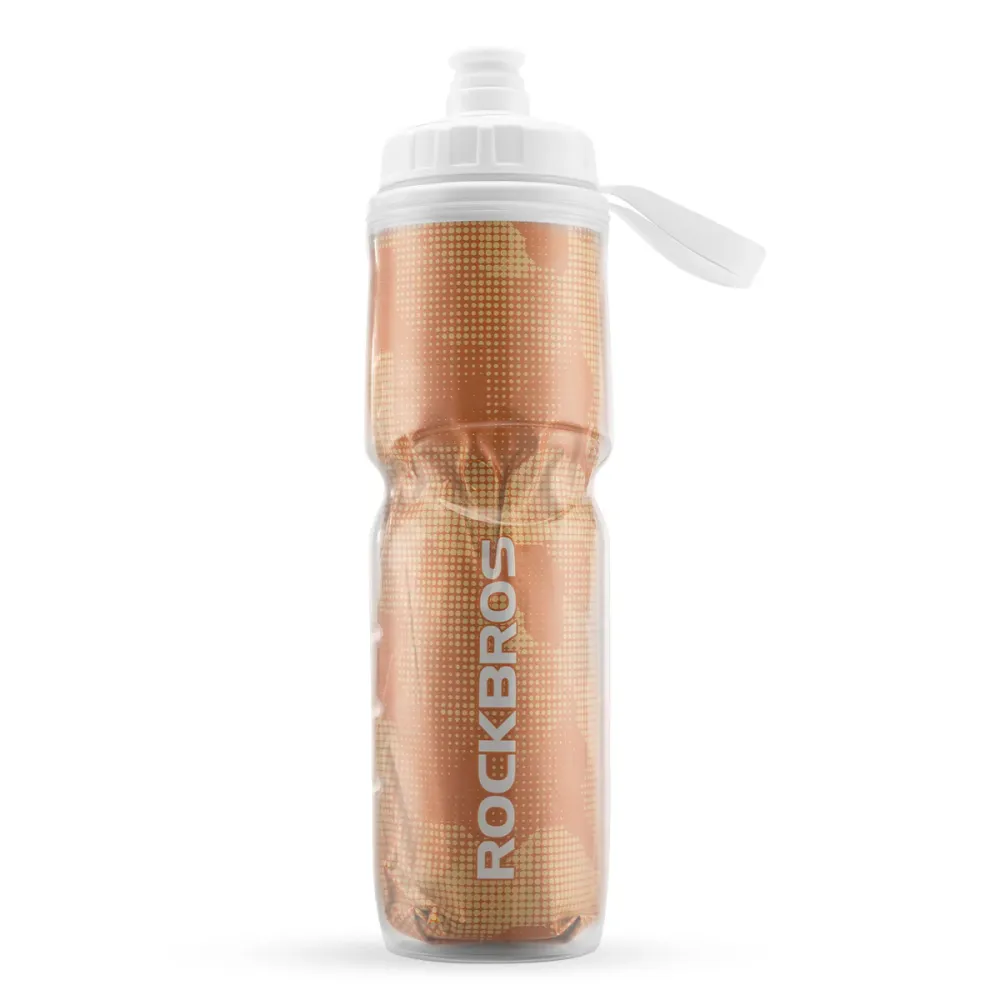 Insulated Leak-Proof Bike Water Bottle - 24OZ Orange