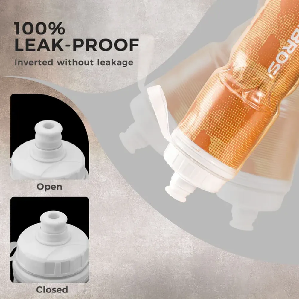 Insulated Leak-Proof Bike Water Bottle - 24OZ Orange