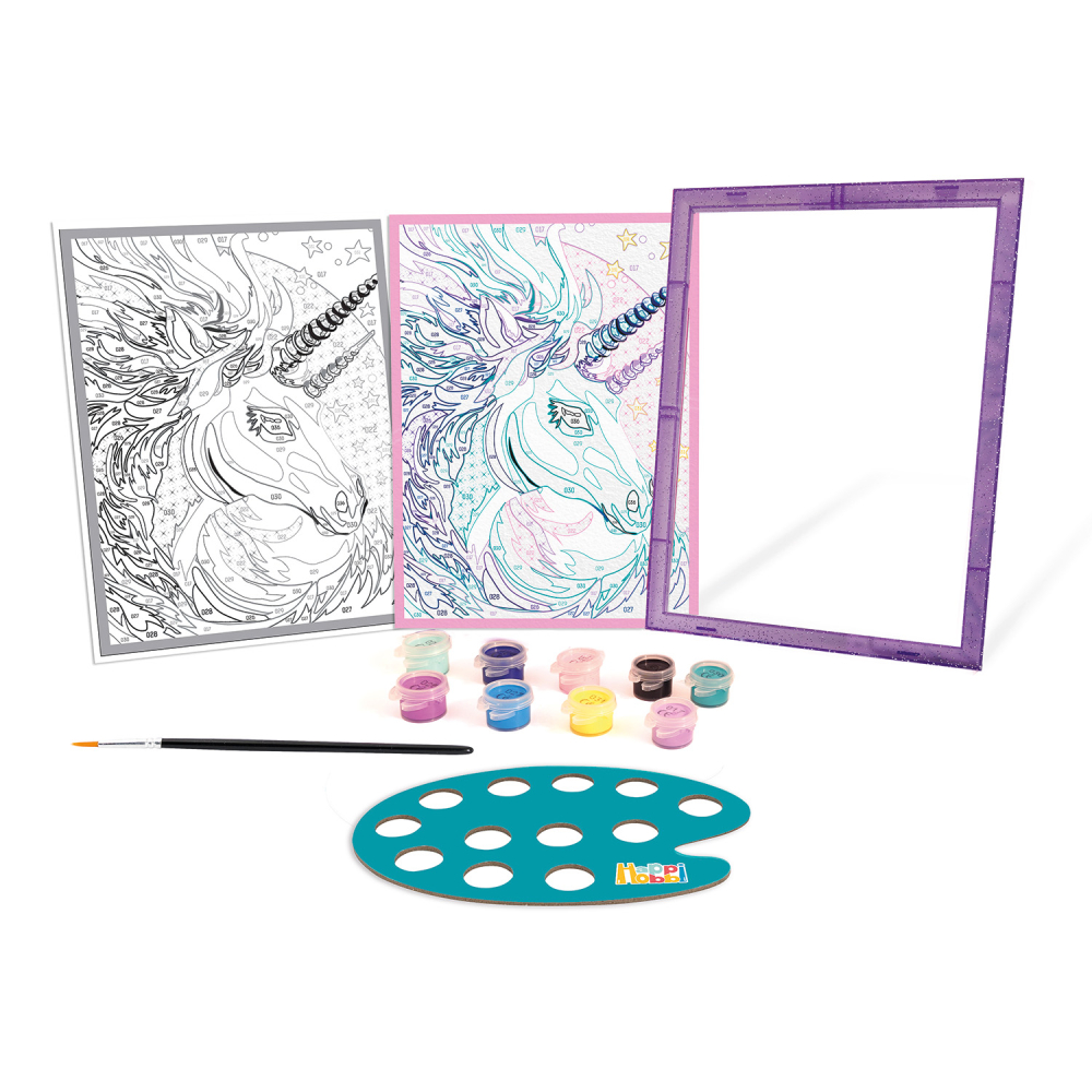 HappiHobbi Paint By Numbers Fairytale Unicorn Για 7+ Ετών
