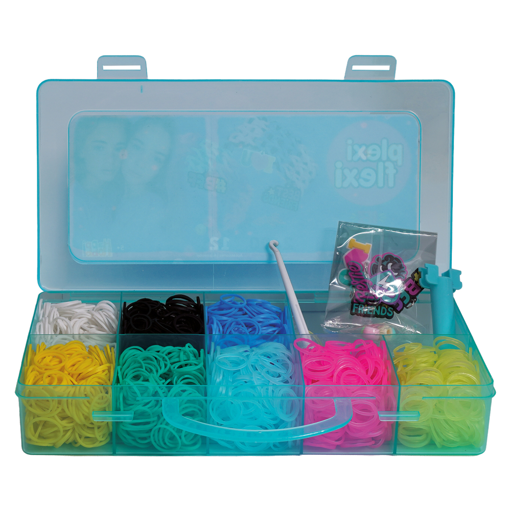 Plexi Flexi Best Friends Forever Θήκη 2400 Λαστιχάκια & 12 Αξεσουάρ Για 5+ Ετών