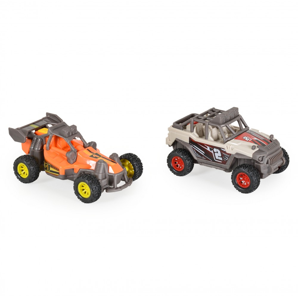 Offroad Οχήματα με Φως και Ήχο 2τμχ 666-18pb