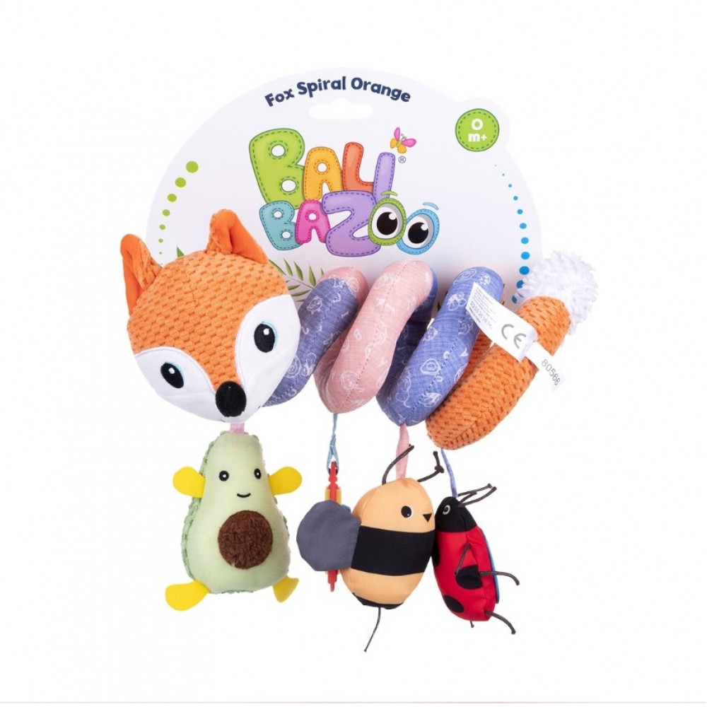 Bali Bazoo Κρεμαστή κουδουνίστρα spiral 80566  Fox Orange