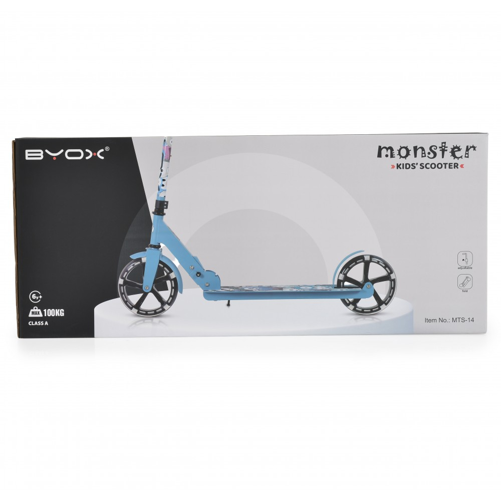 Παιδικό Πατίνι Αναδιπλούμενο Byox Monster green (6+ Ετών)