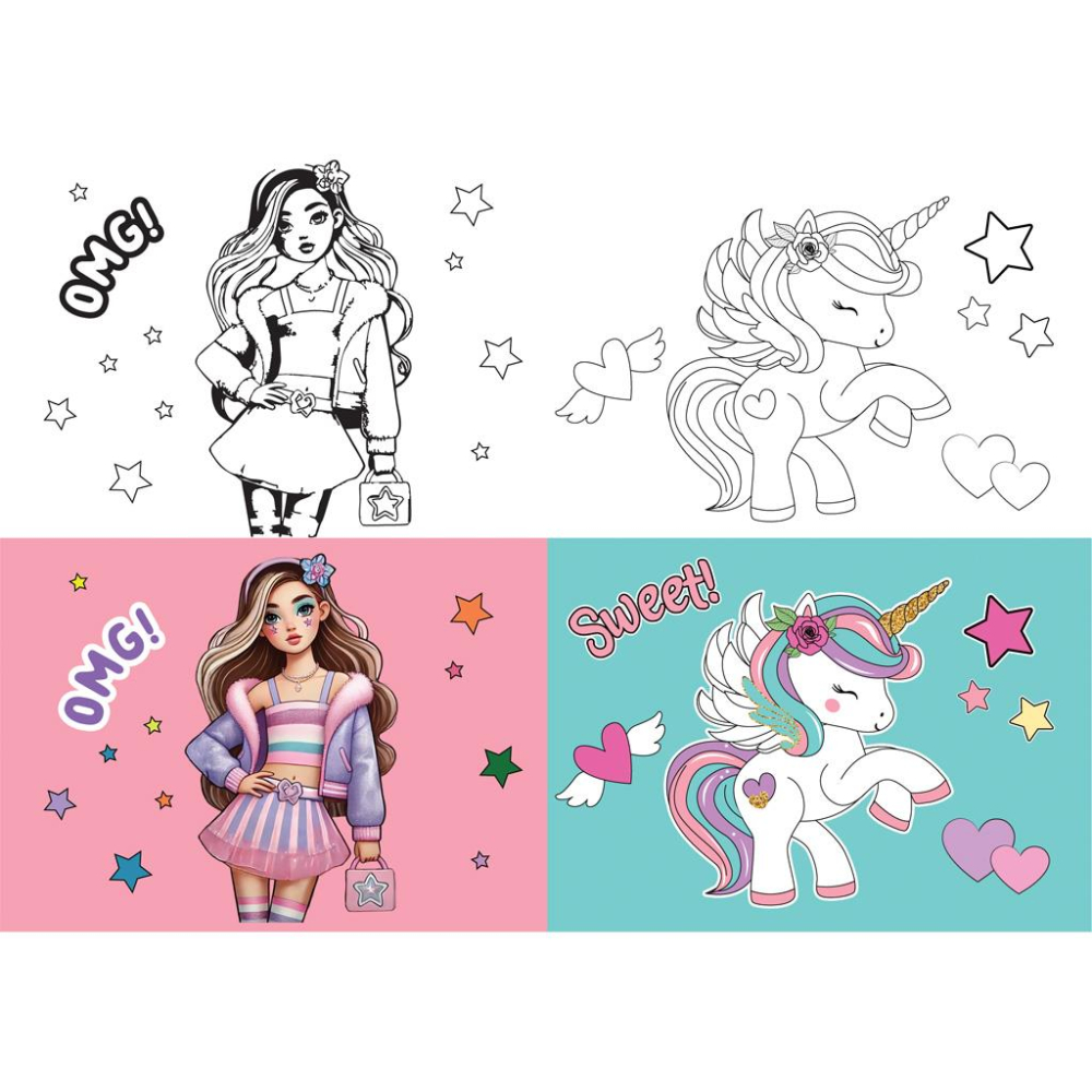 Τετράδιο Καρφίτσα B5 Must Team Fashion Girl 40 Φύλλα