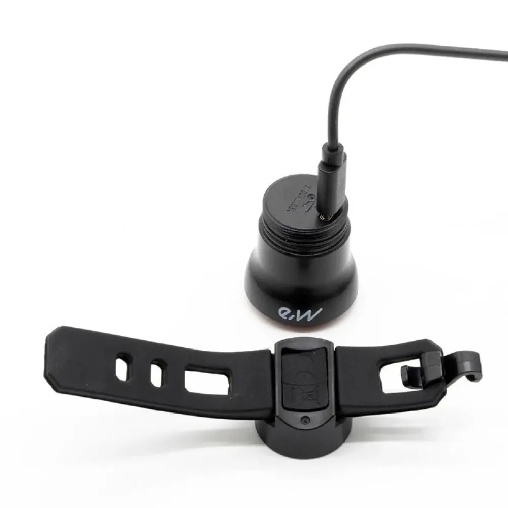 Επαναφορτιζόμενο πίσω φως LED Στρογγυλό USB-C
