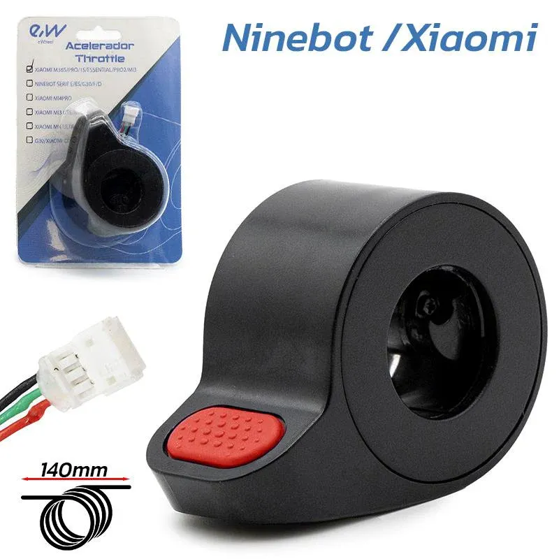 Γκαζιέρα για Ηλεκτρικό Scooter Ninebot και Xiaomi - Κόκκινο