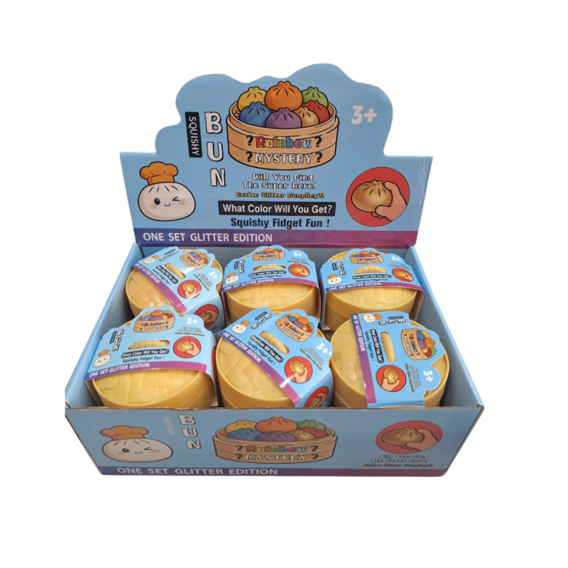 Surprise Dumplings Squishy με Glitter & Πέρλες