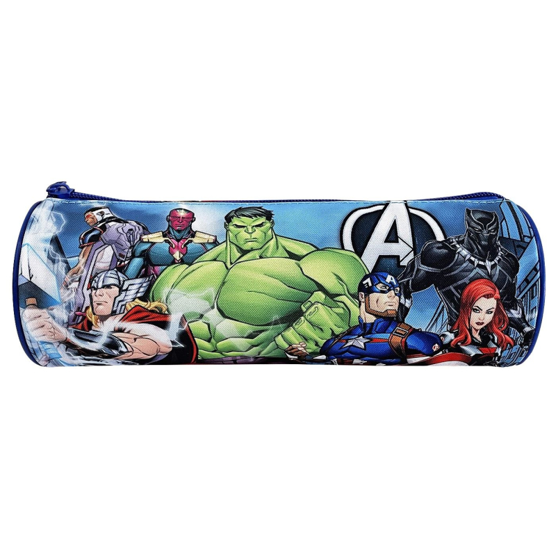 Κασετίνα Βαρελάκι Avengers 23x8cm