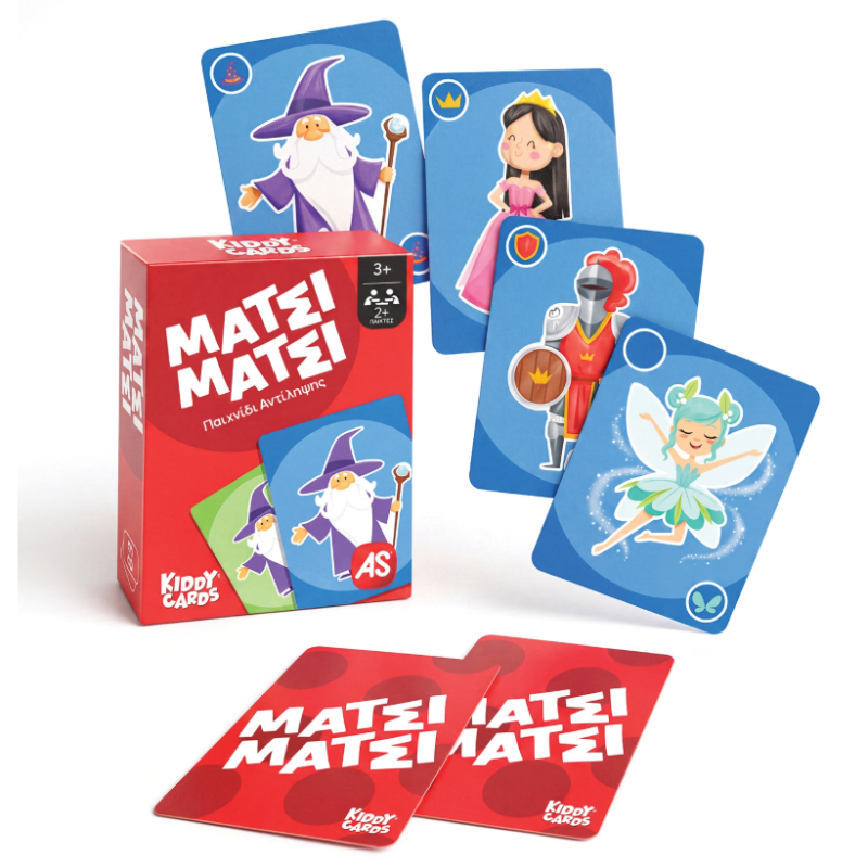 AS Games Παιχνίδια Με Κάρτες Kiddy Cards Assortment Για 18+ Μηνών - ΜΑΤΣΙ ΜΑΤΣΙ