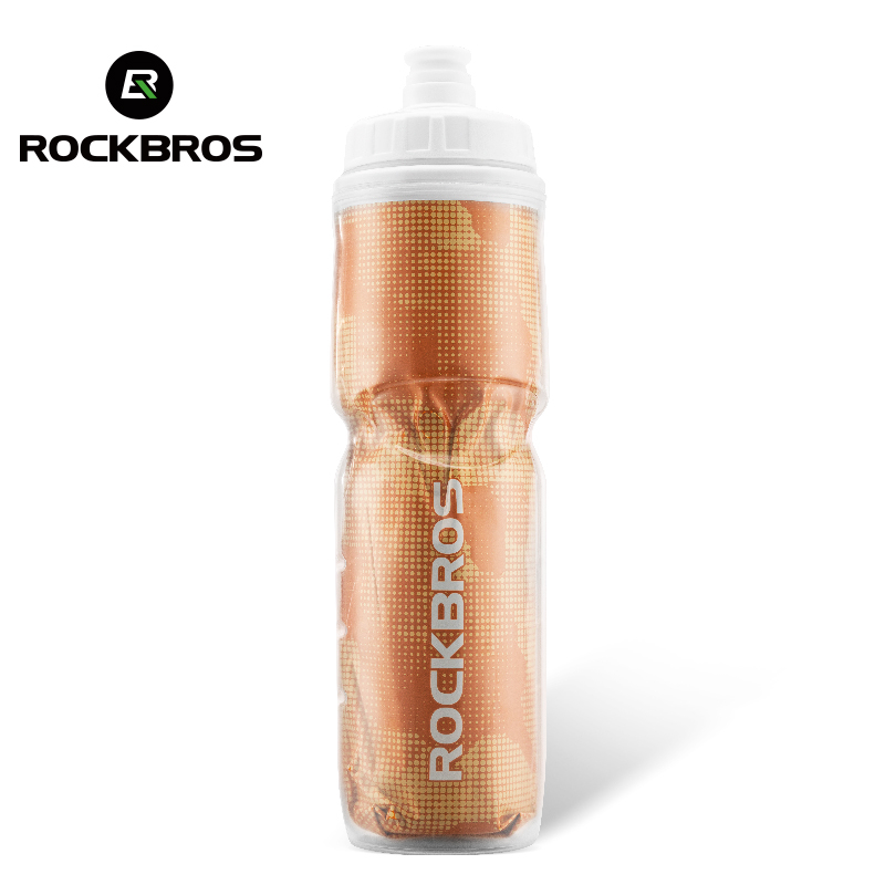 Insulated Leak-Proof Bike Water Bottle - 24OZ Orange