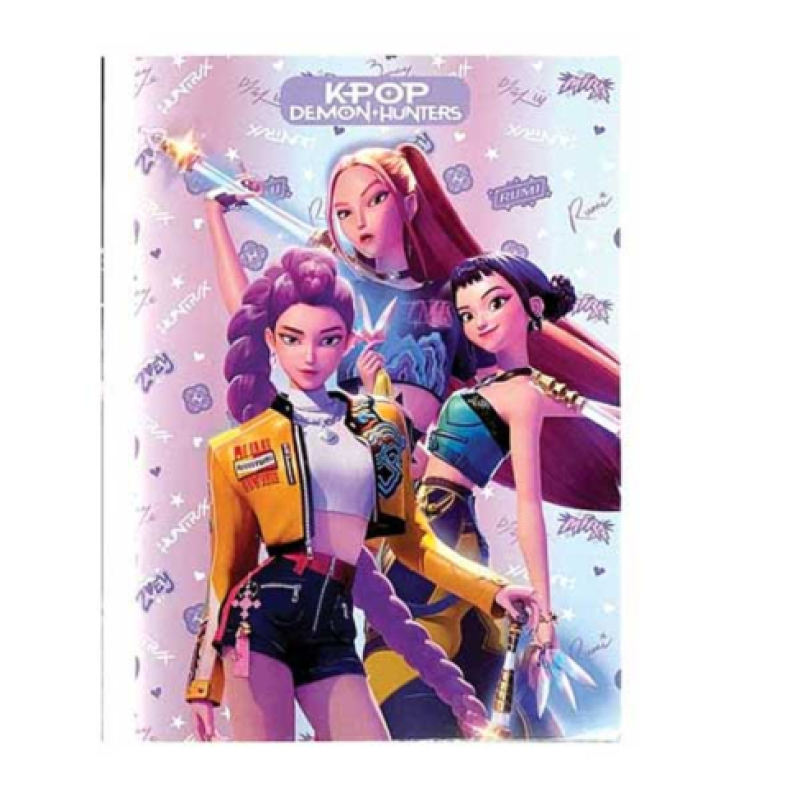 Τετράδιο καρφίτσα Demon Hunters Huntrix Pose A4 50 φύλλων